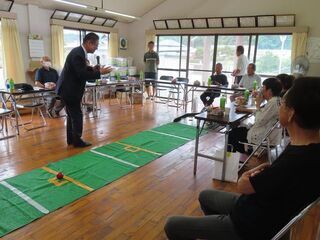写真：地区敬老会 挨拶（市内各所）1