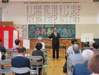 写真：地区敬老会 挨拶（市内各所）4