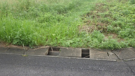 被害に遭ったグレーチングの写真