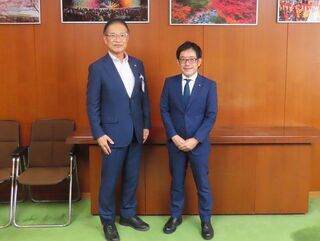 写真：三重トヨペット株式会社 川喜田雅則代表取締役社長 来訪