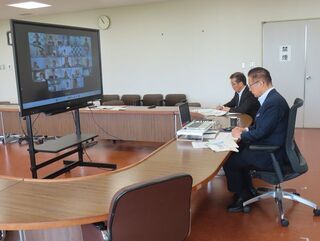 写真：全国公立学校施設整備期成会 概算要求説明会（オンライン出席）