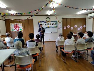 写真：地区敬老会 挨拶（市内各所）4