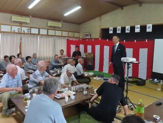 写真：地区敬老会 挨拶（市内各所）6