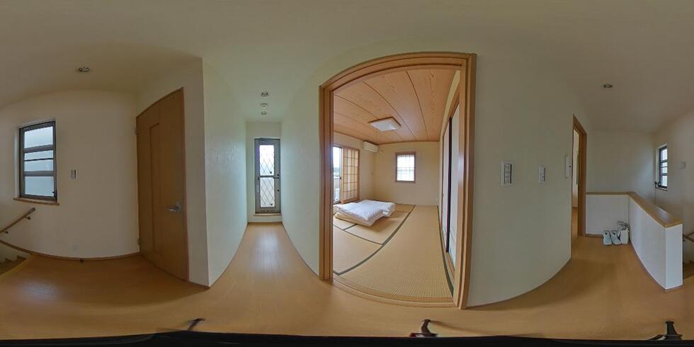 360°カメラ　2階廊下