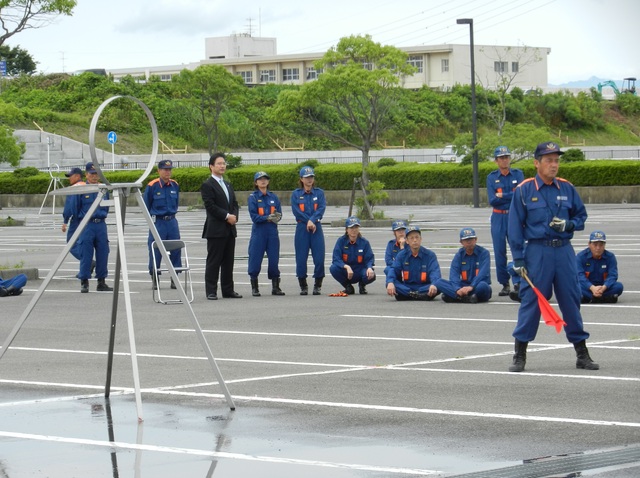 三重県消防協会中勢支会夏期訓練