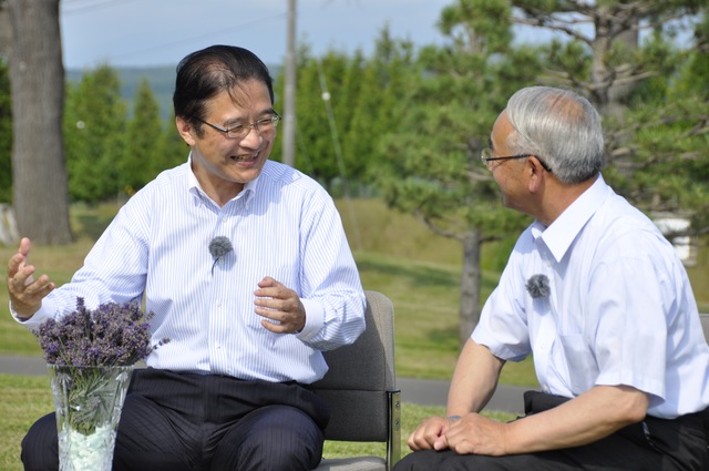 上富良野町長と対談