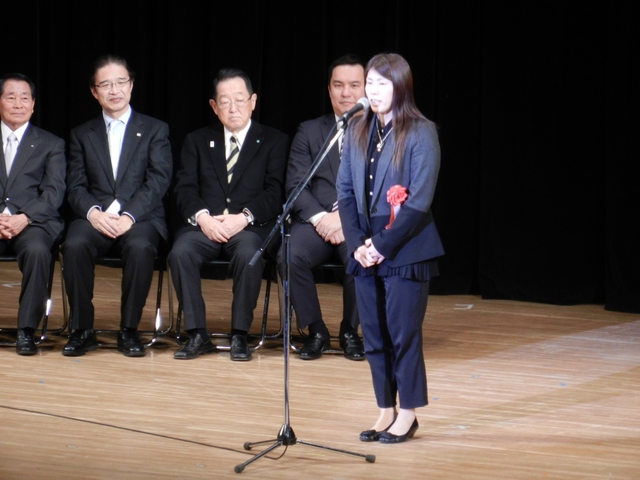 吉田沙保里選手国民栄誉賞受賞県民報告会