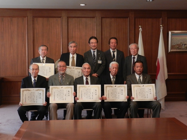 平成24年度津市自治会長表彰式