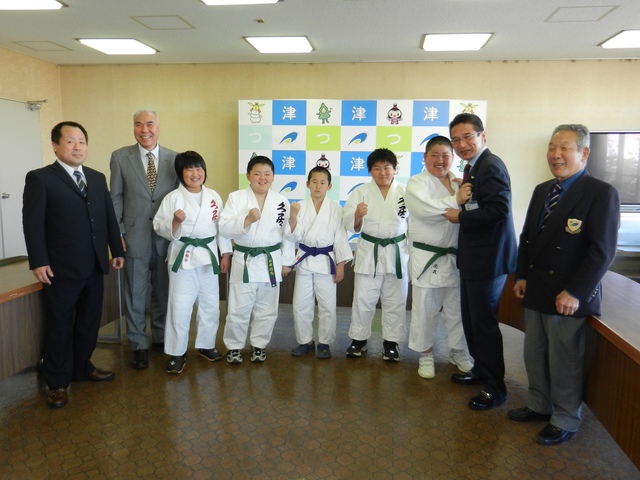 第33回全国少年柔道大会出場　久居柔道教室の選手5名来訪