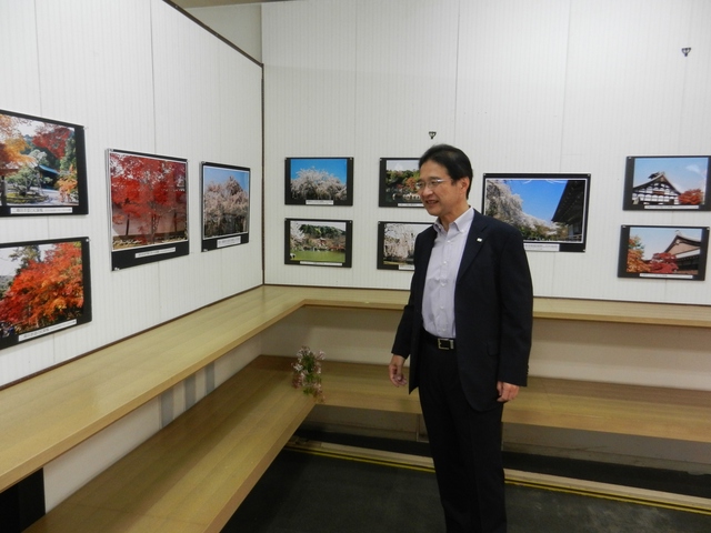 西山光正さん「京都の名刹・古刹彩り風景写真展」鑑賞