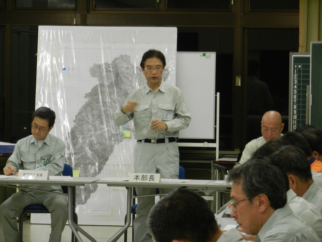 平成25年台風第18号に係る第1回津市災害対策本部会議