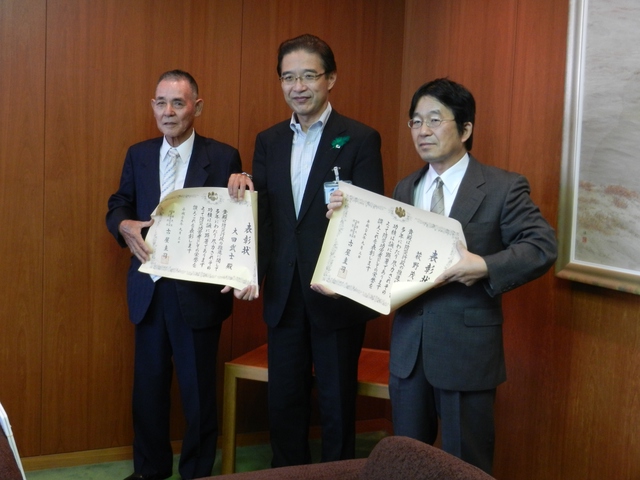 大田武士さん、萩野茂樹さんと