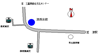 津西会館の位置