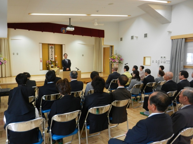 津愛児園新園舎竣工式 挨拶