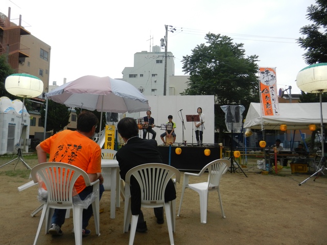 津駅前ストリート倶楽部「津駅前夏まつり」激励