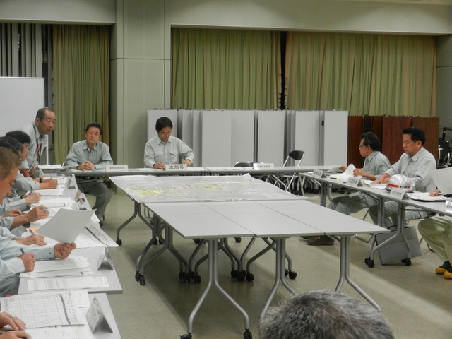 平成26年台風第11号に係る第4回津市災害対策本部会議