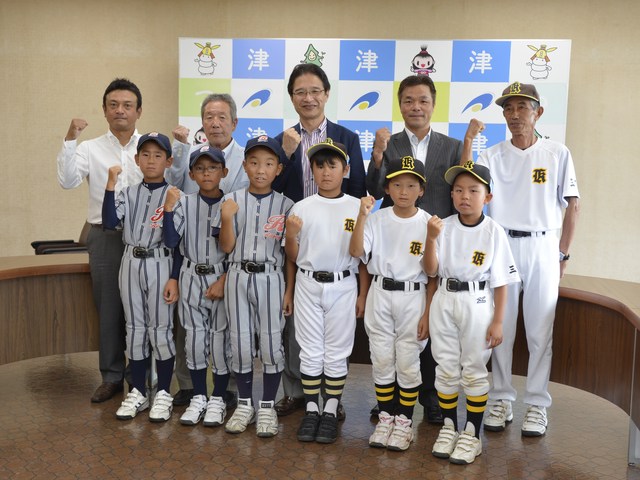 全国小学生ティーボール選手権大会 出場選手来訪