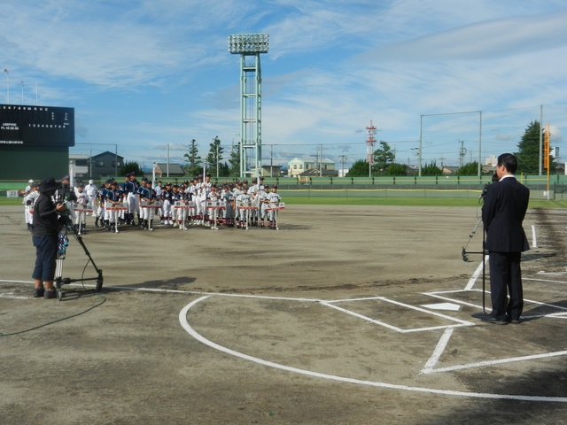 第34回三重テレビ旗・中日新聞社杯争奪リトルリーグ野球大会開会式 挨拶