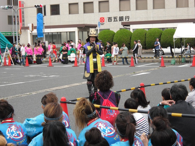 津まつり津駅前会場 挨拶