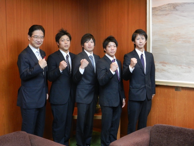 長崎国体、全日本体操競技大会出場選手 来訪