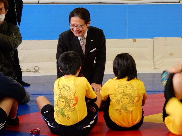 一志ジュニアレスリング教室練習会