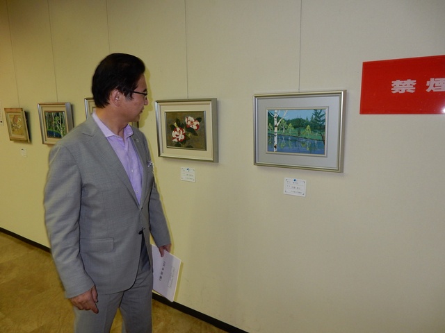 市民文化祭 美術部門 日本画展 鑑賞