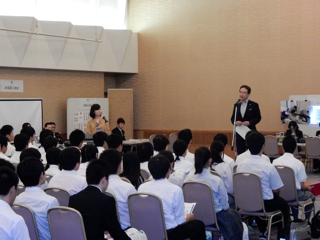 高校生向け企業セミナー「企業LIVE津 2015」 挨拶
