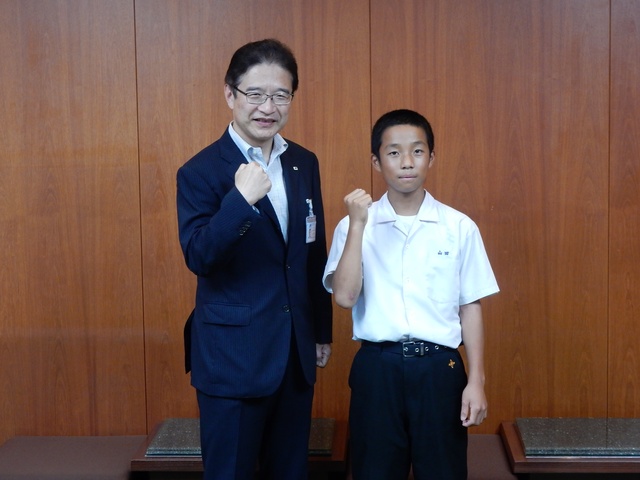 世界少年野球大会 日本代表選出選手 来訪