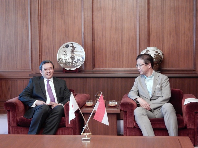 在大阪インドネシア共和国総領事館　来訪