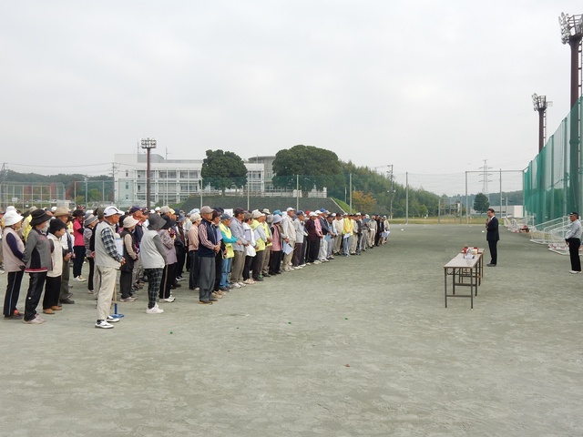 グラウンドゴルフ競技開会式