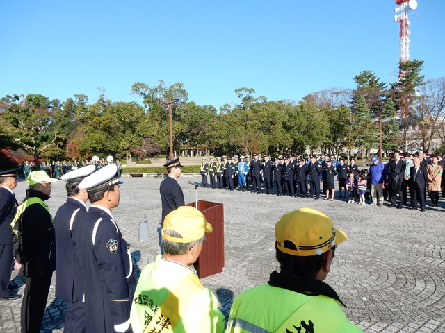 平成27年 市・警察・消防合同出発式