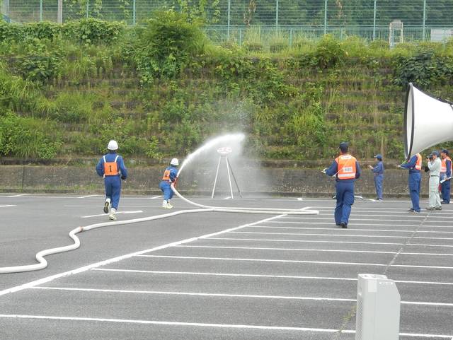 津市消防団久居方面団消防操法大会