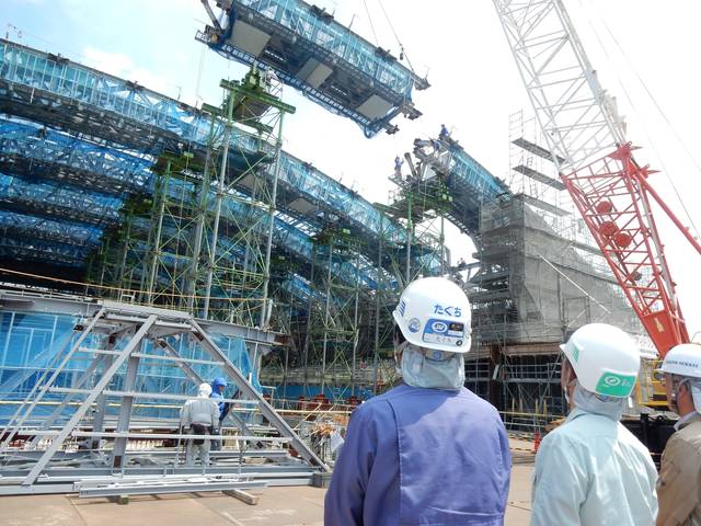 サオリーナ建築工事現場