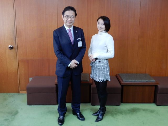 松島史奈さん来訪