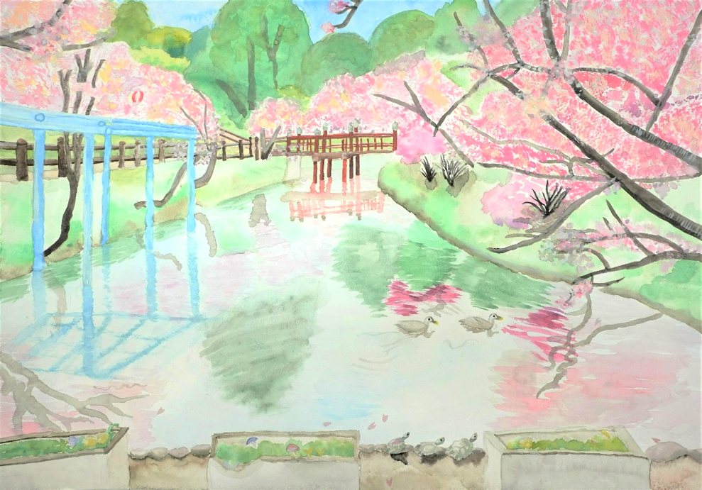 第5回津市こども景観絵画コンクール　最優秀賞作品　低学年