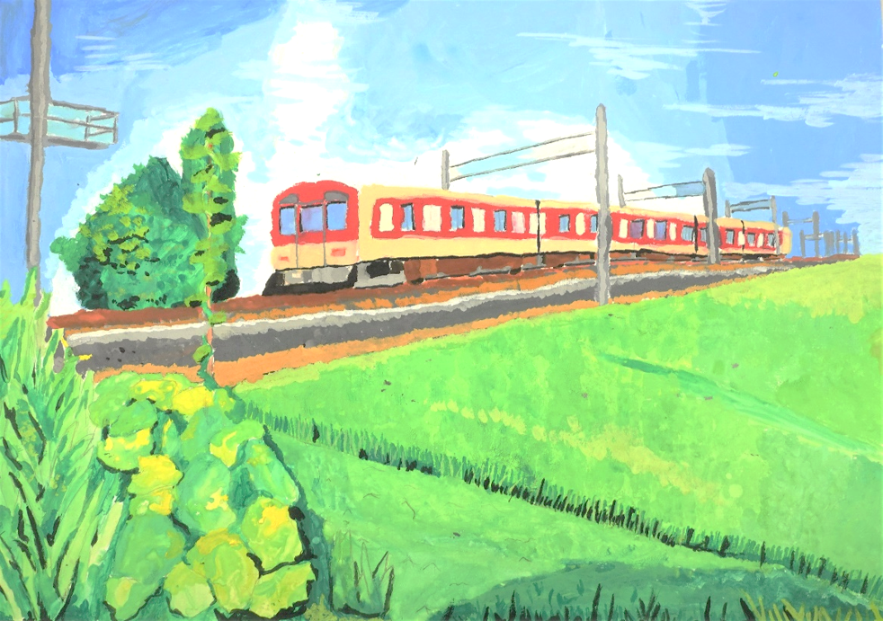 第5回津市こども景観絵画コンクール　最優秀賞作品　高学年