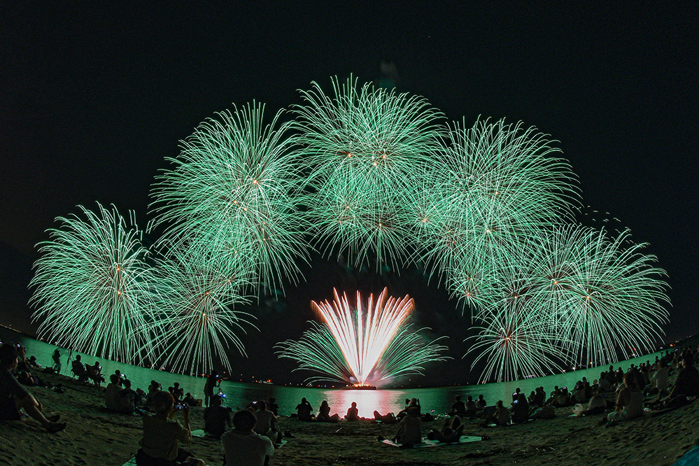 津花火大会