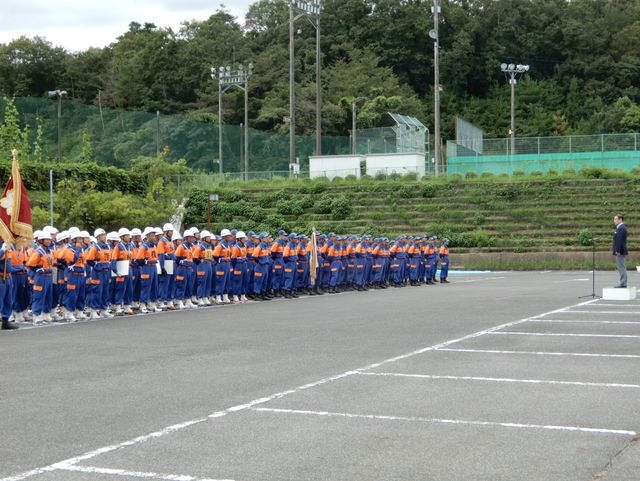 津市消防団久居方面団消防操法大会 