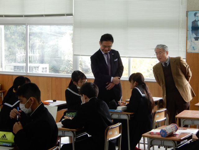 美杉小学校・美杉中学校 訪問