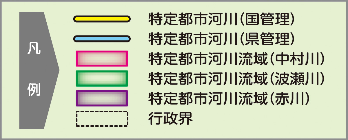 位置図の凡例