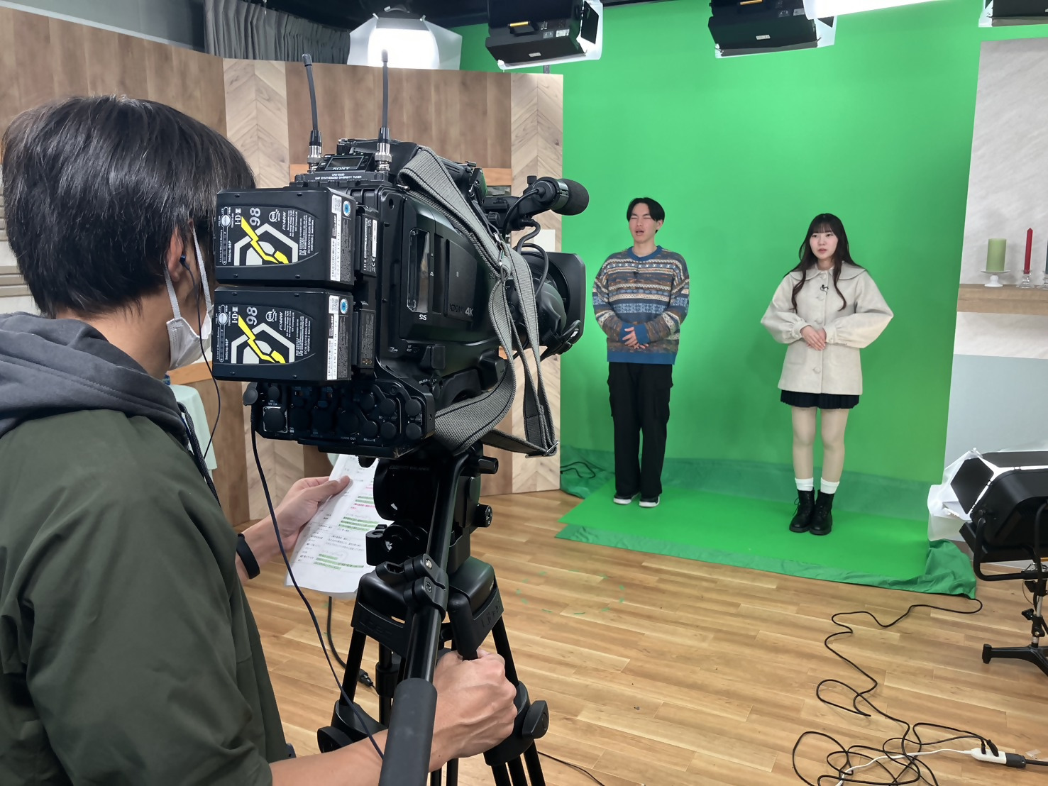 クロマキー撮影5